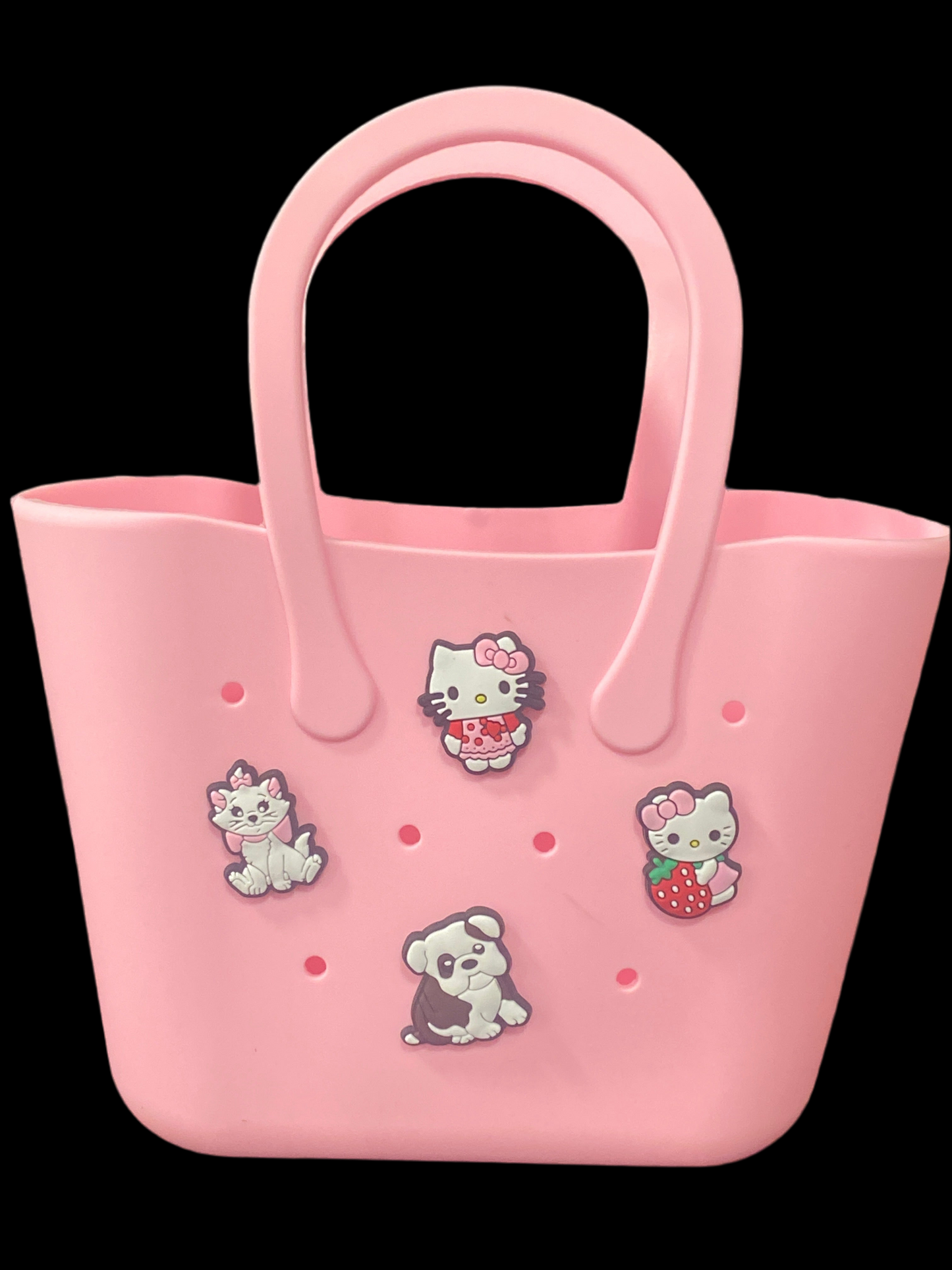 Mini beach bag pink