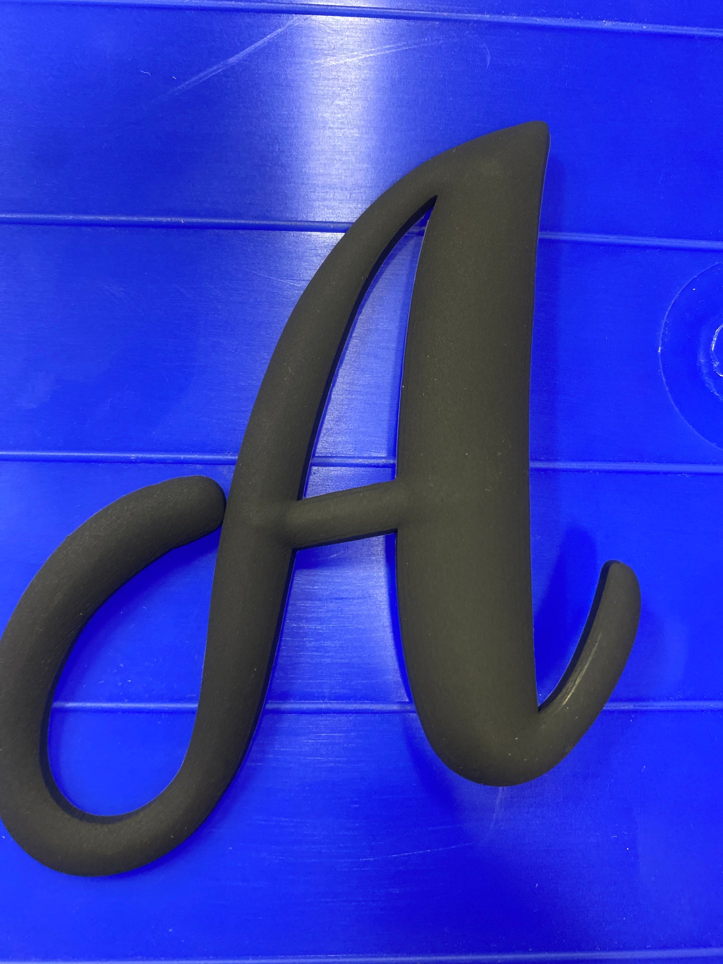 Black Big Letter A