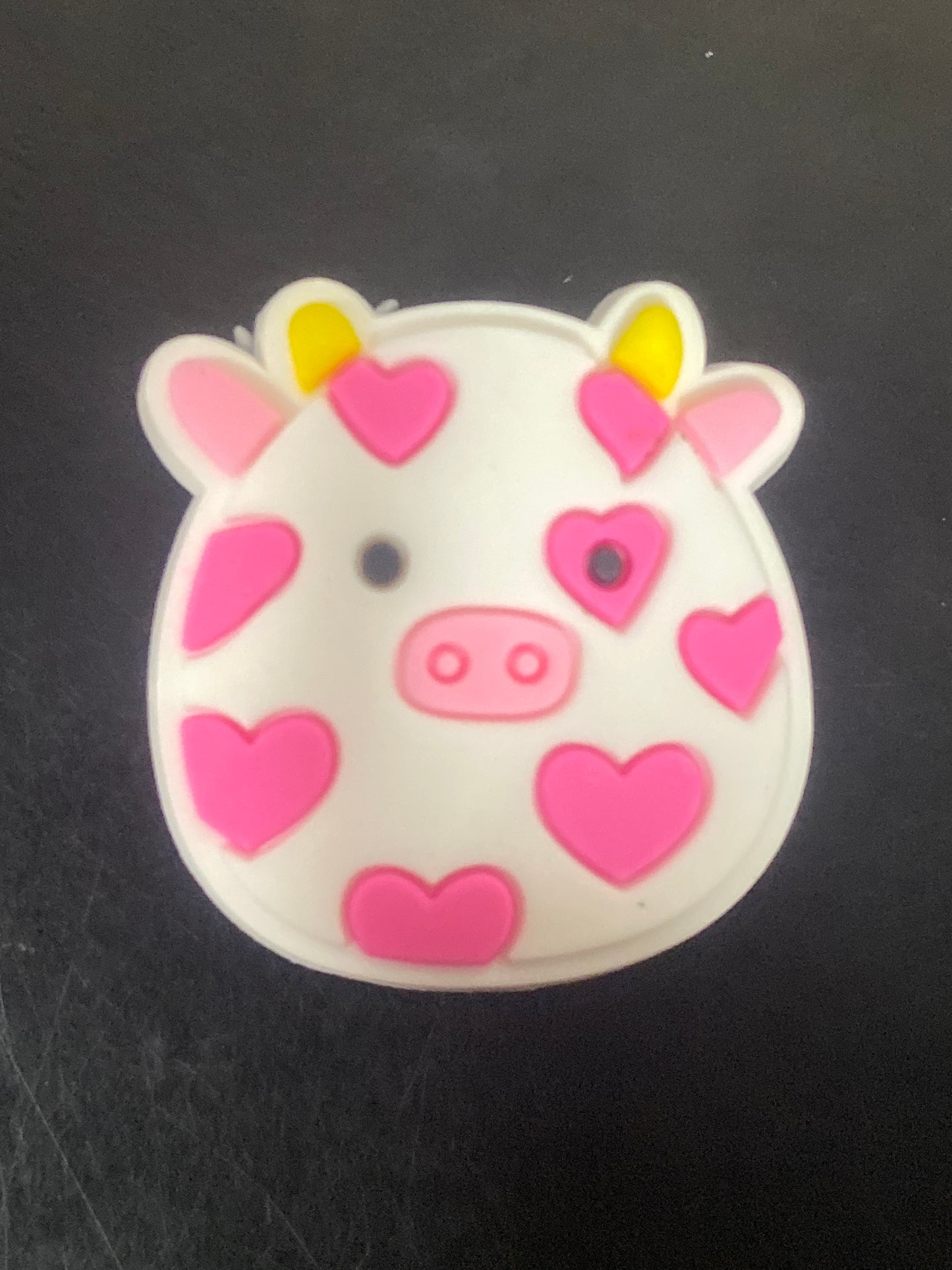 SQUISH MALLOWS COW PINK HEART