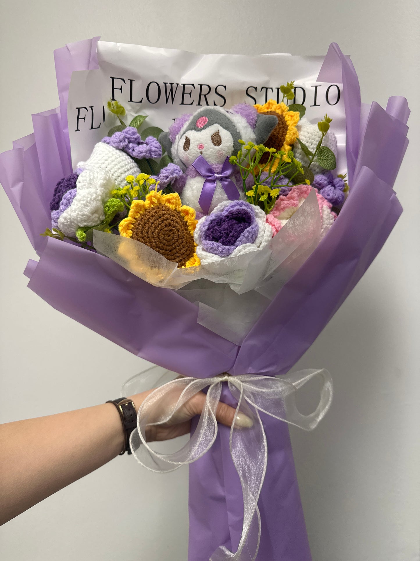 Tanya Bouquet Purple Angry Doll