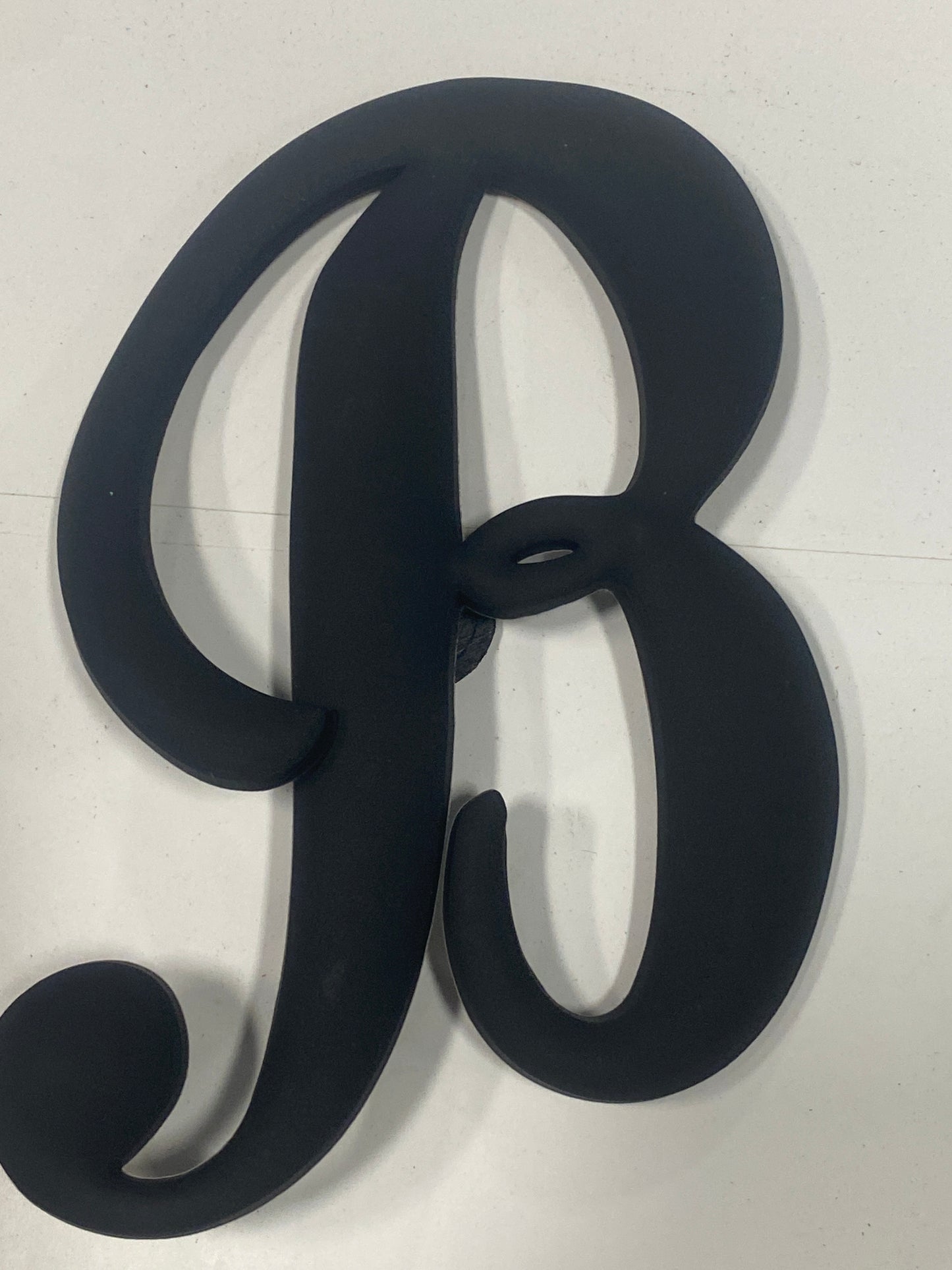 Black Big Letter B