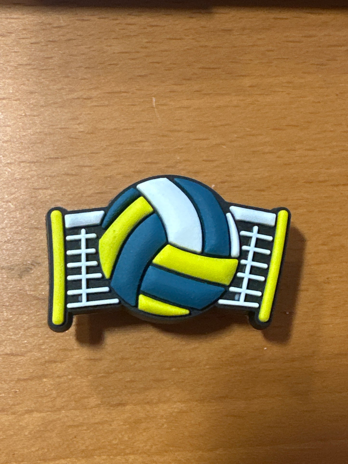 Volleyball shoe charm