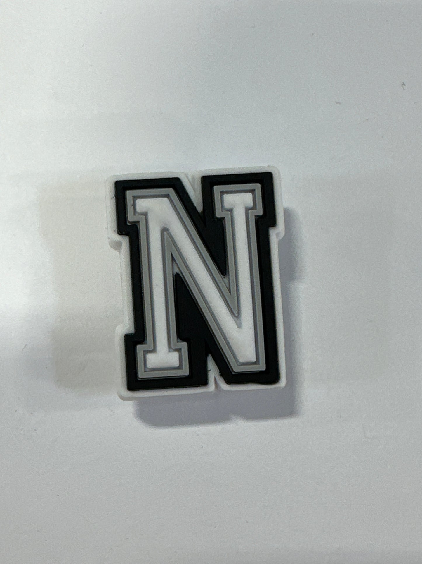 White Letter N