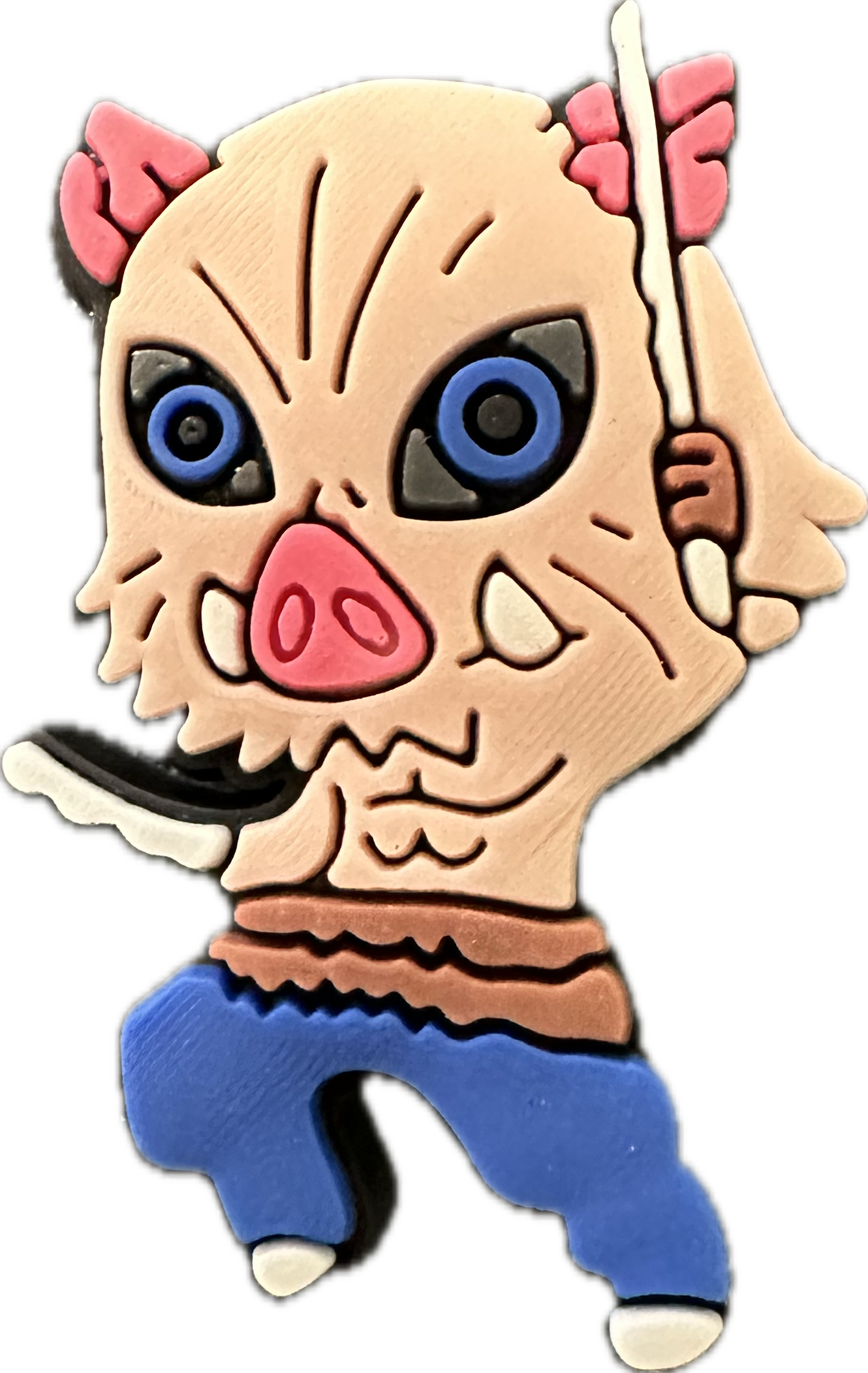 Universal_Pin Anime Demon Slayer Beige-Blue