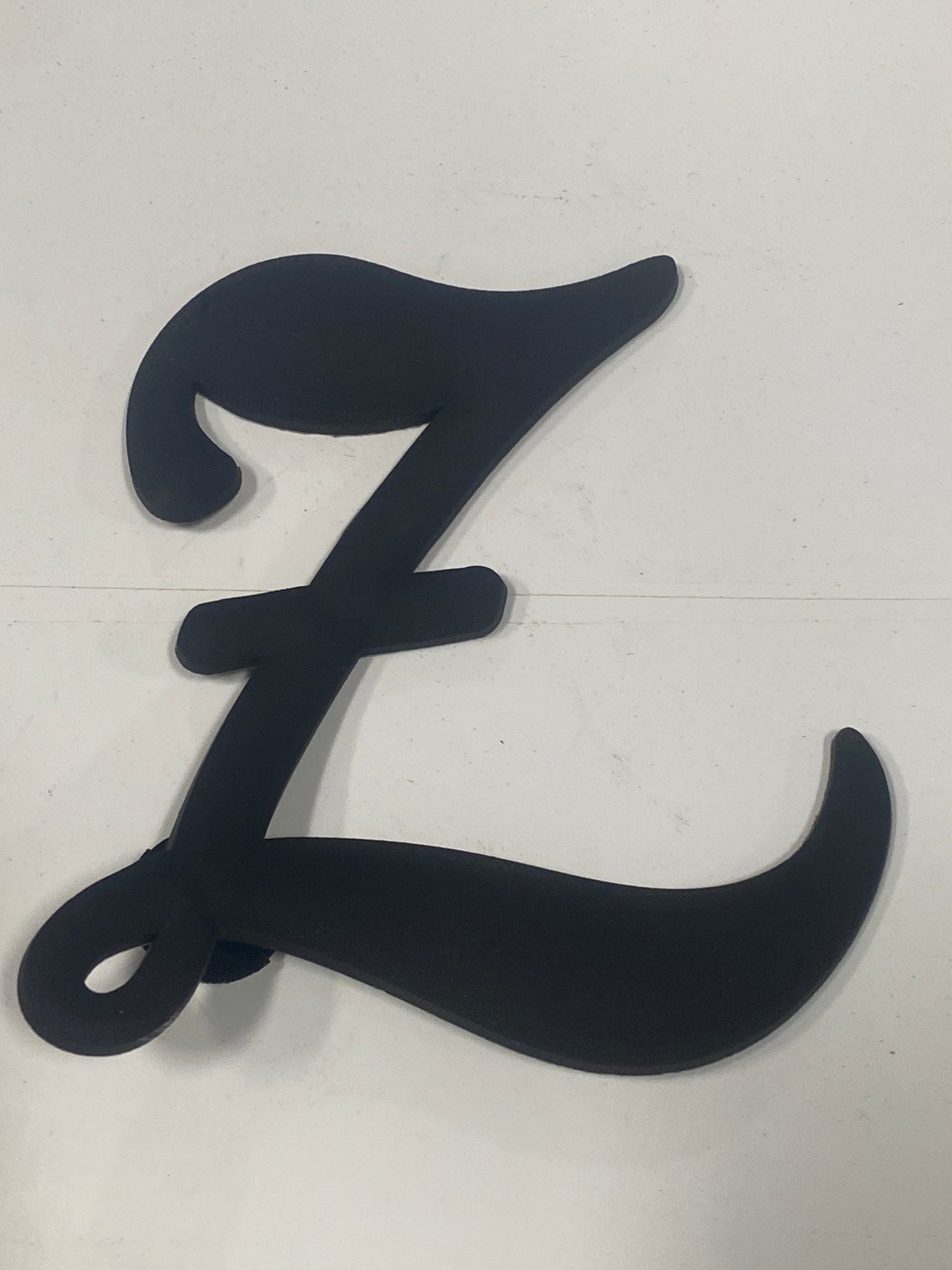 Black Big Letter Z