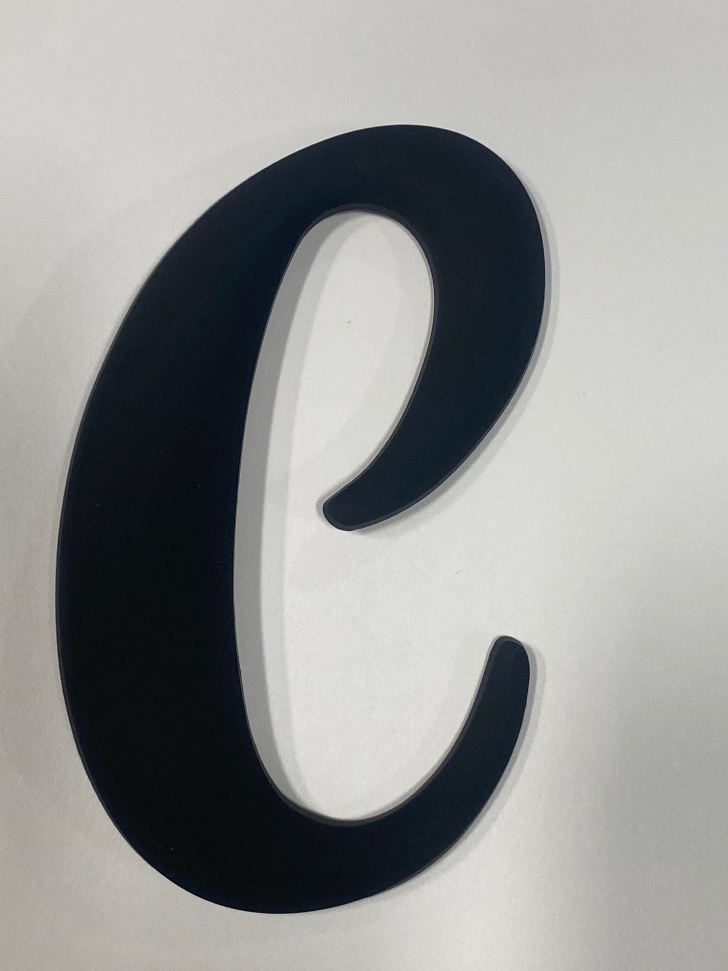 Black Big Letter C