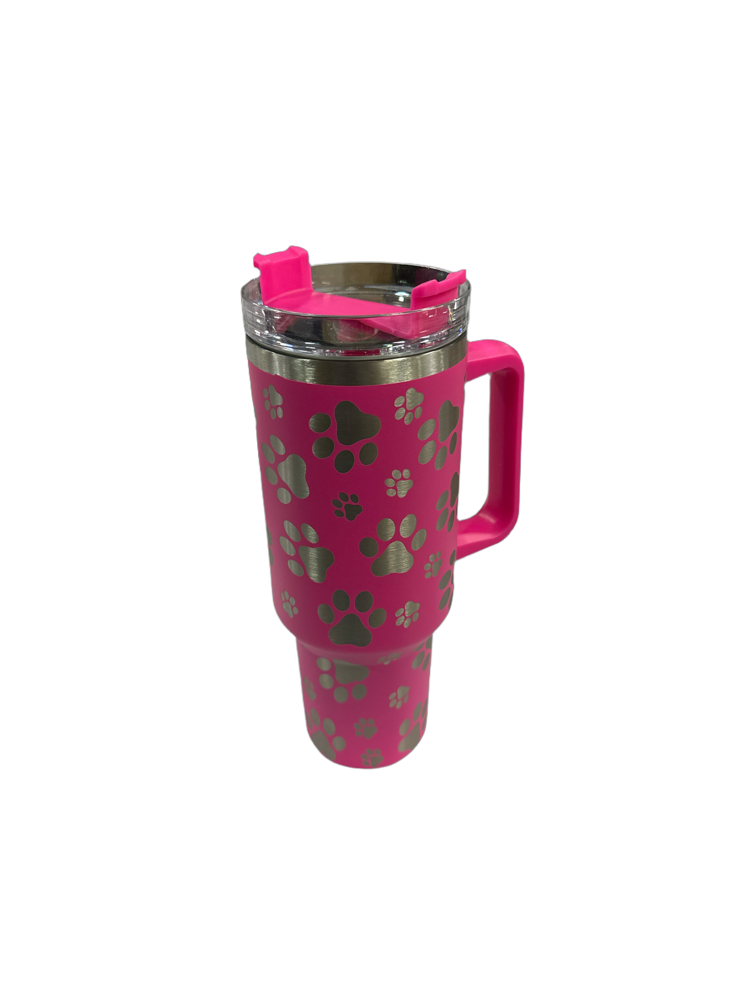 PINK PAW PRINT TUMLERS