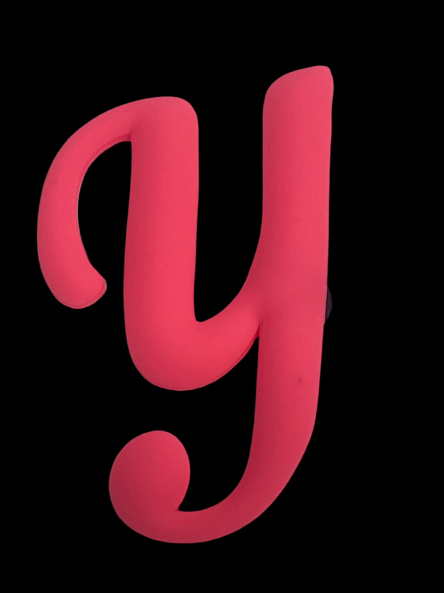 Pink Big Letter Y