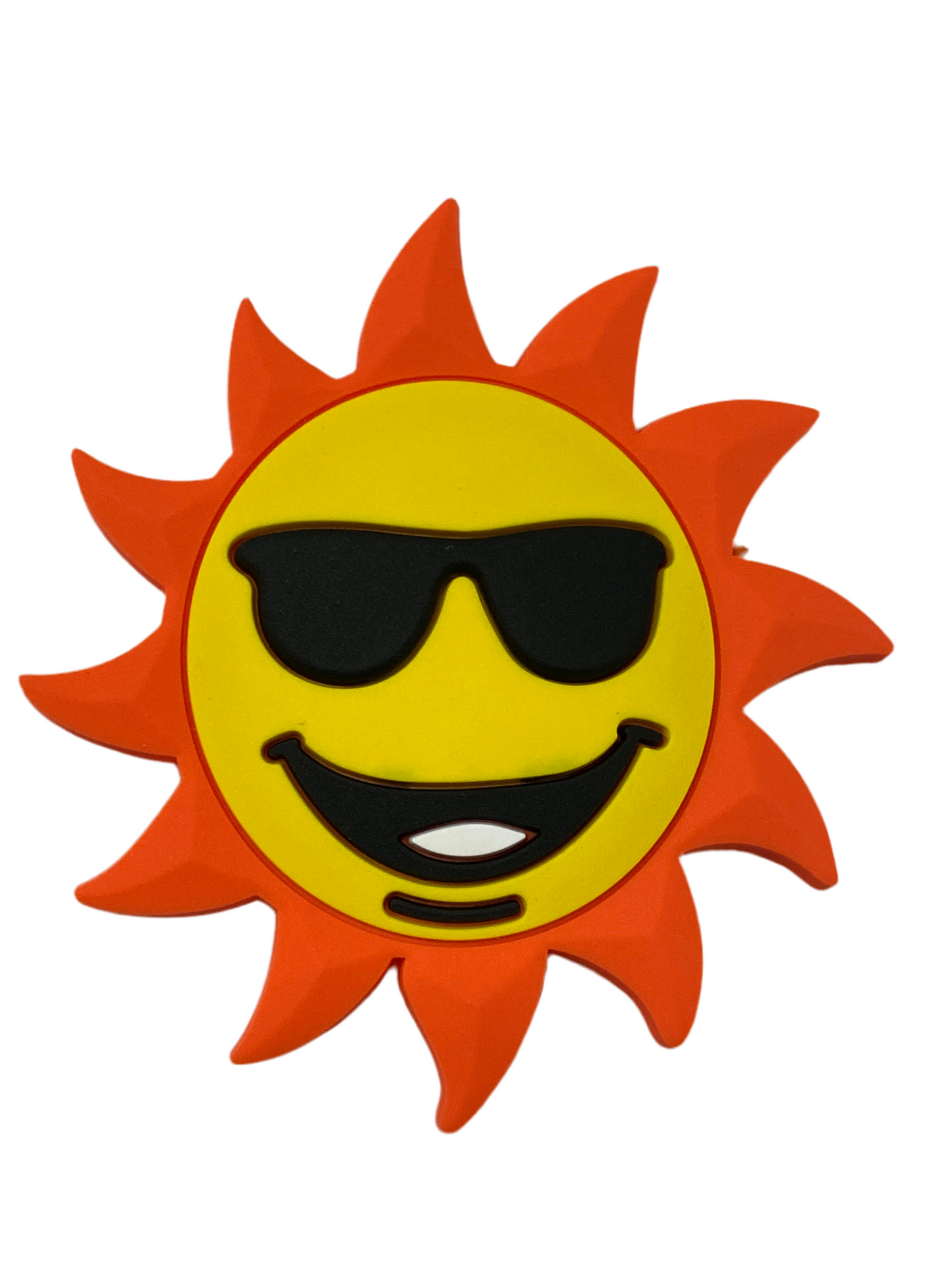 3D Shoe Charm Smiley Sun Flower SC555