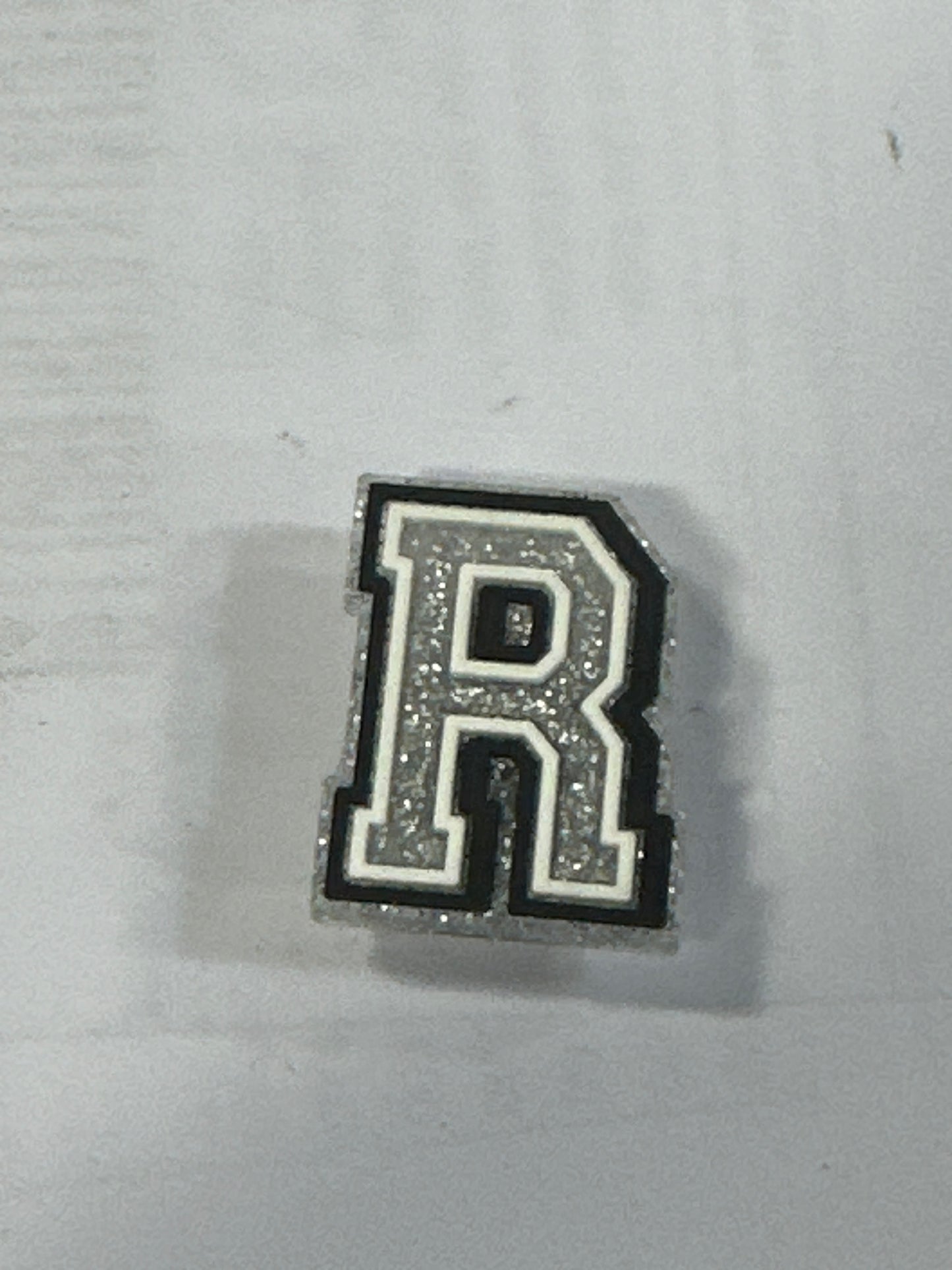 SILVER LETTER R