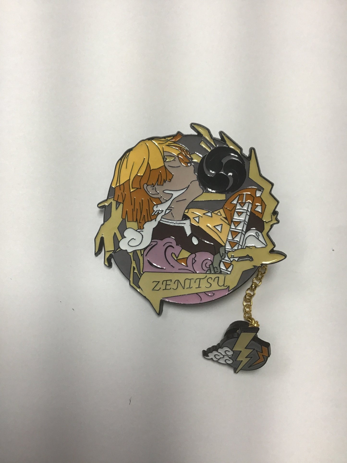 Metal Pin - Demon Slayer Anime Zenitsu Agatsuma