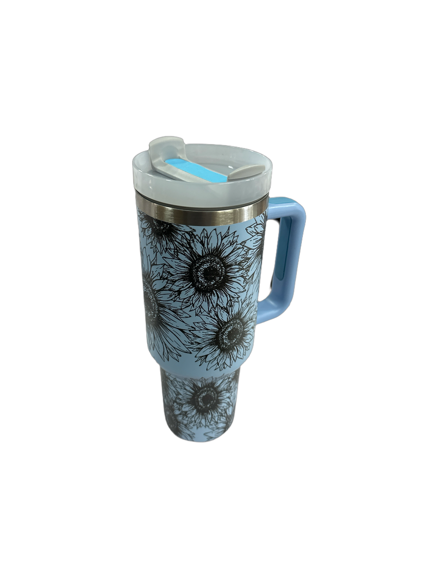 TUMBLERS SUNFLOWER LIGHT BLUE