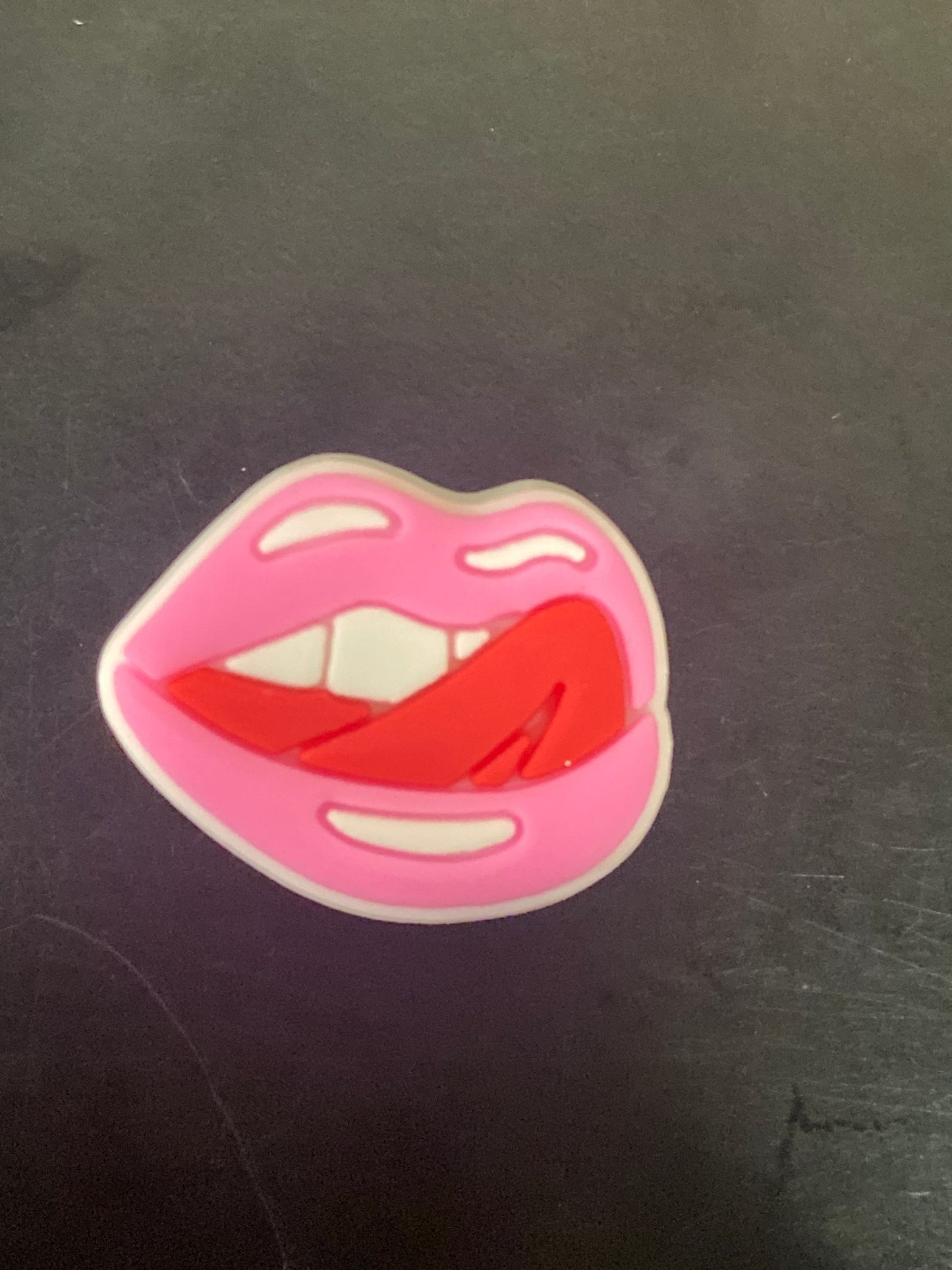 Pink Lips and red tounge