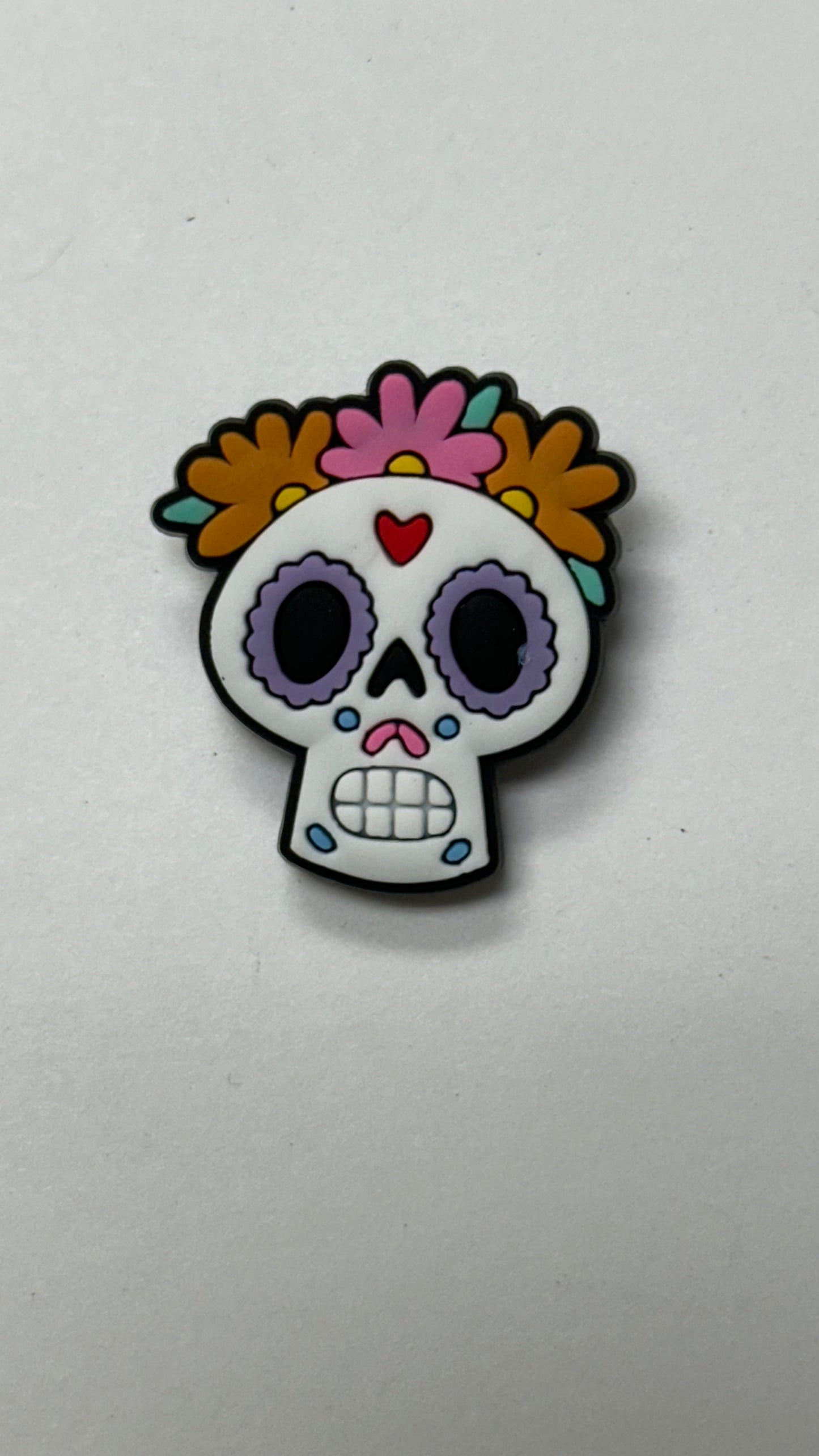 Skeleton with flowers