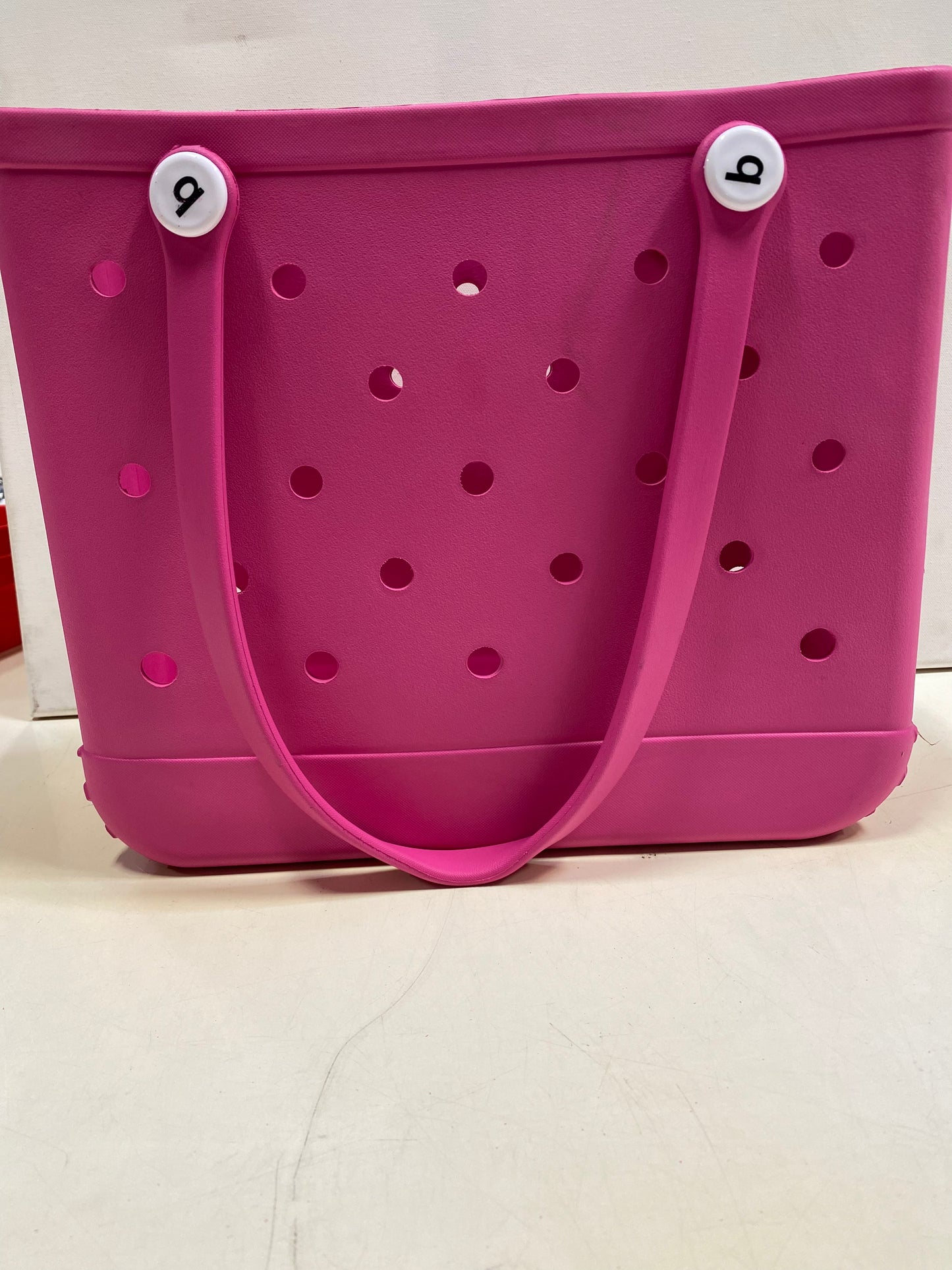 BEACH BAG DARK PINK