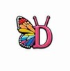 Butterfly Letters - D