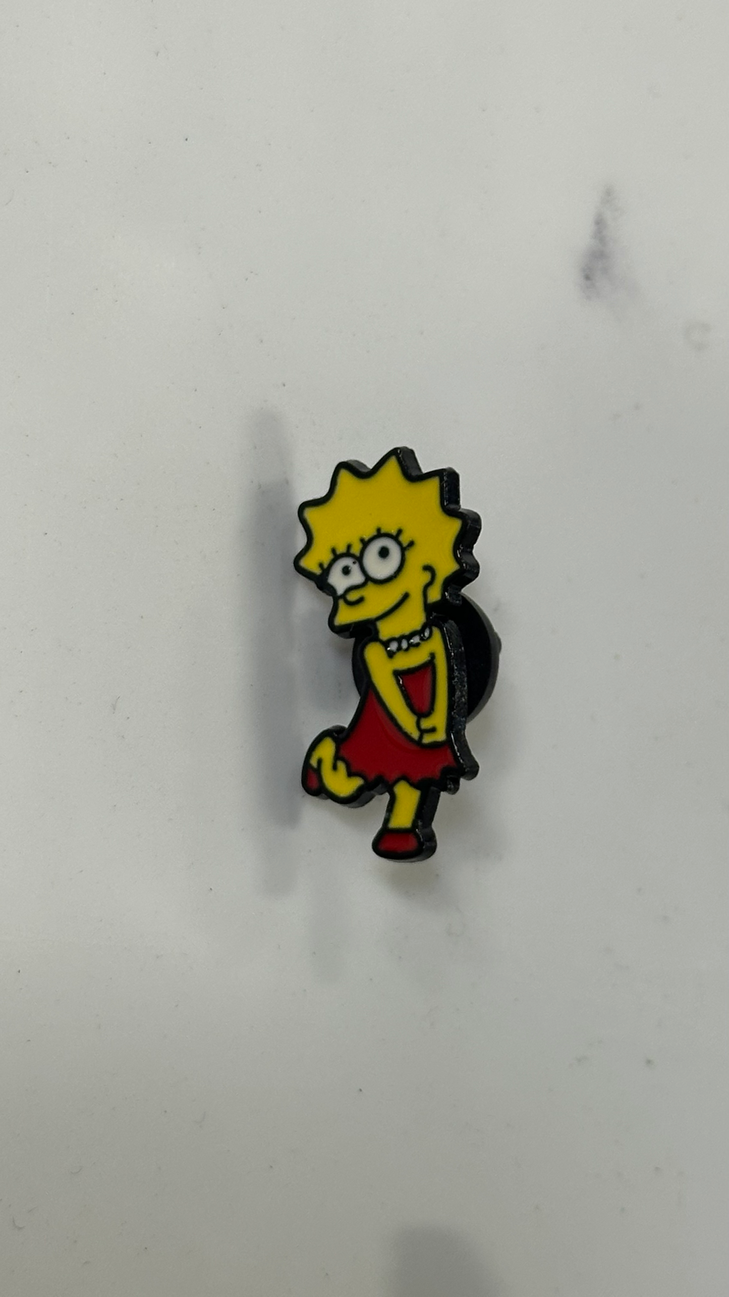 Metal Pin - Red Clothed Little Girl Simpson