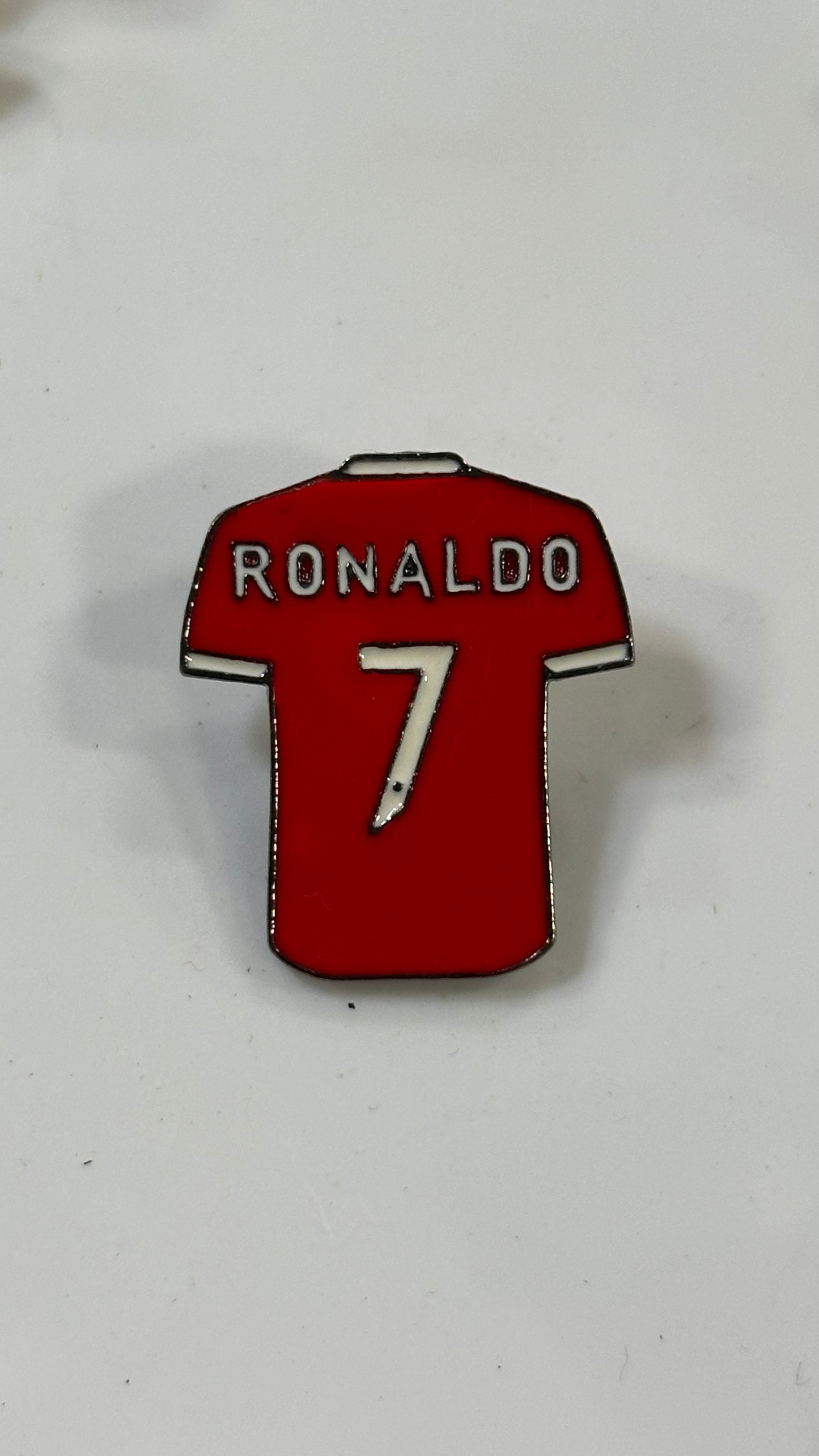 Metal Pin - Cristiano Ronaldo Number 7 Jersey