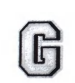 SILVER LETTER G