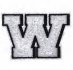 SILVER LETTER W