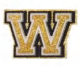 GOLD LETTER W