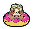SLOTH WITH DONUT
