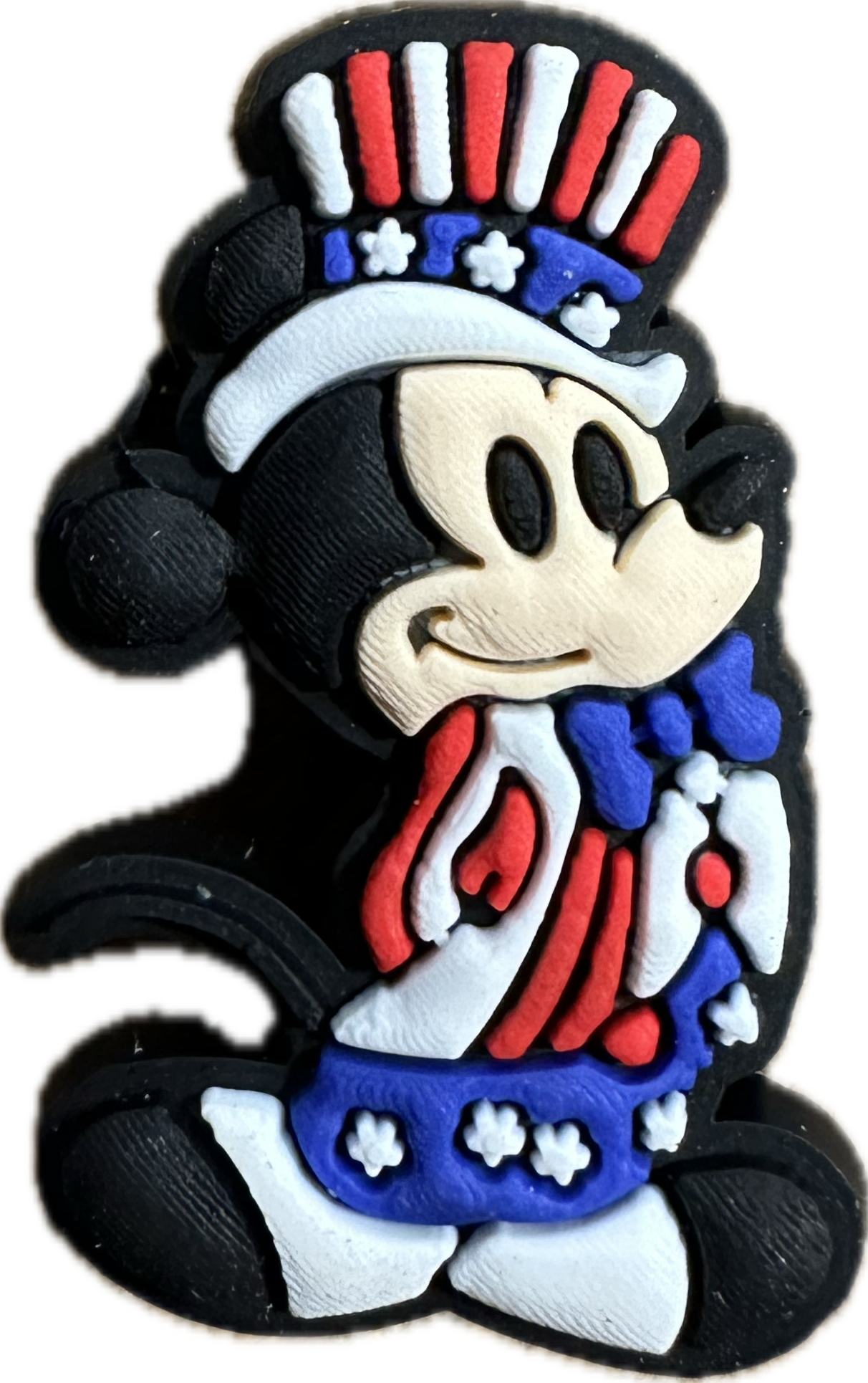 Universal_Pin Character Mickey Mouse Black-White