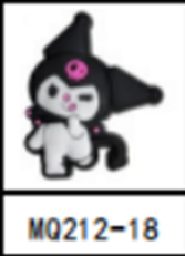 Kuromi Black Shoe Charm