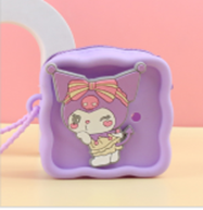 Pouch Portable Kuromi Purple Wallet Bag