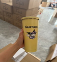 750Ml Kuromi Yellow Tumbler With Straw Lid
- JH106