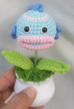 Blue Flower Pot 1