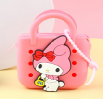 Portable Shoulder Bag Pouch Anime Pink Kuromi Wallet Bag