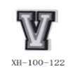 XH-100-122 / Black & White & Grey - V