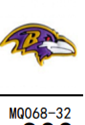 NFL Baltimore Ravens Shoe Charm
