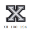 XH-100-124 / Black & White & Grey - X