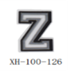 XH-100-126 / Black & White & Grey - Z