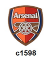 Arsenal Team Logo Charm