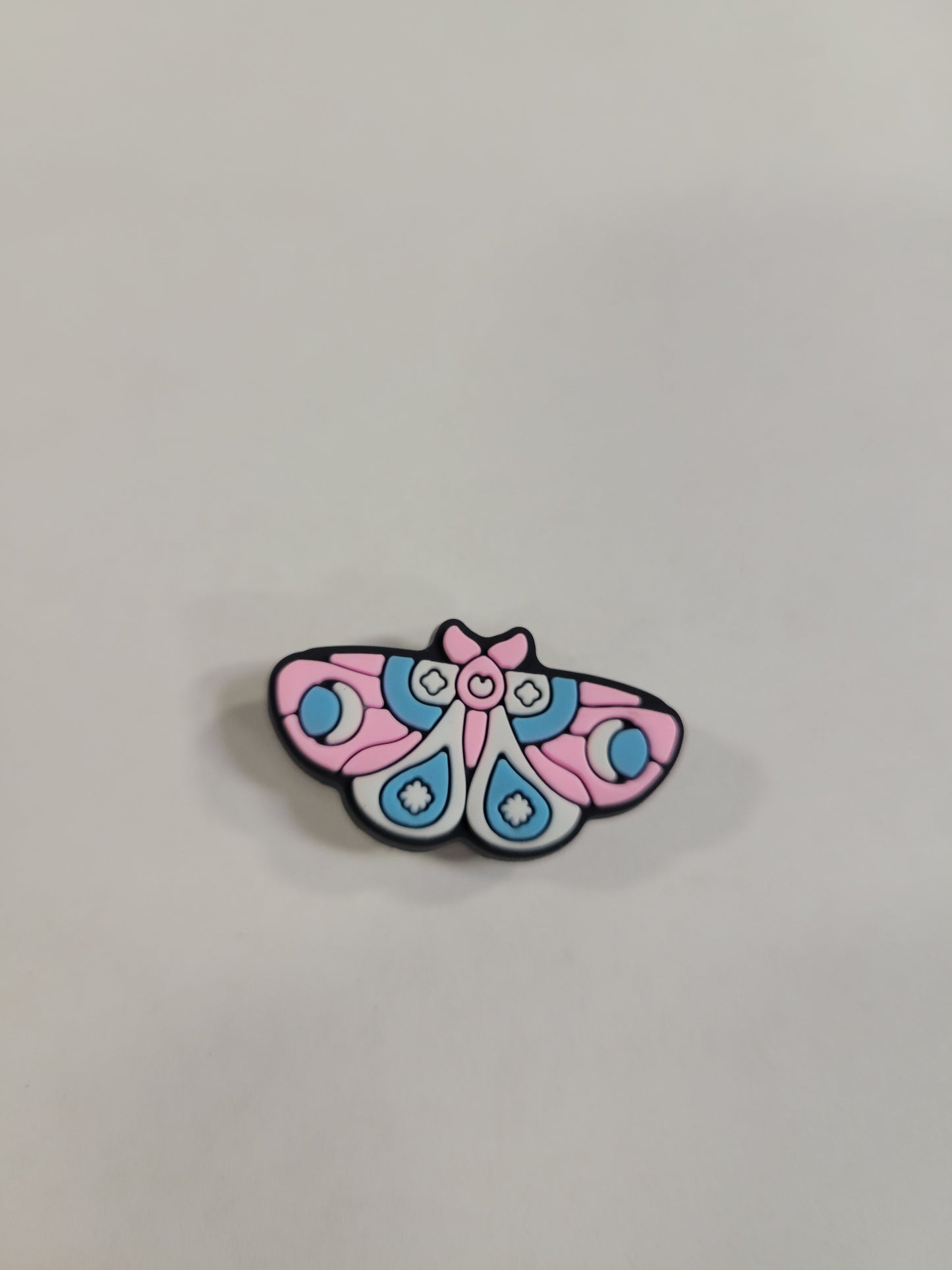 Pink and Blue Butterfly Charm