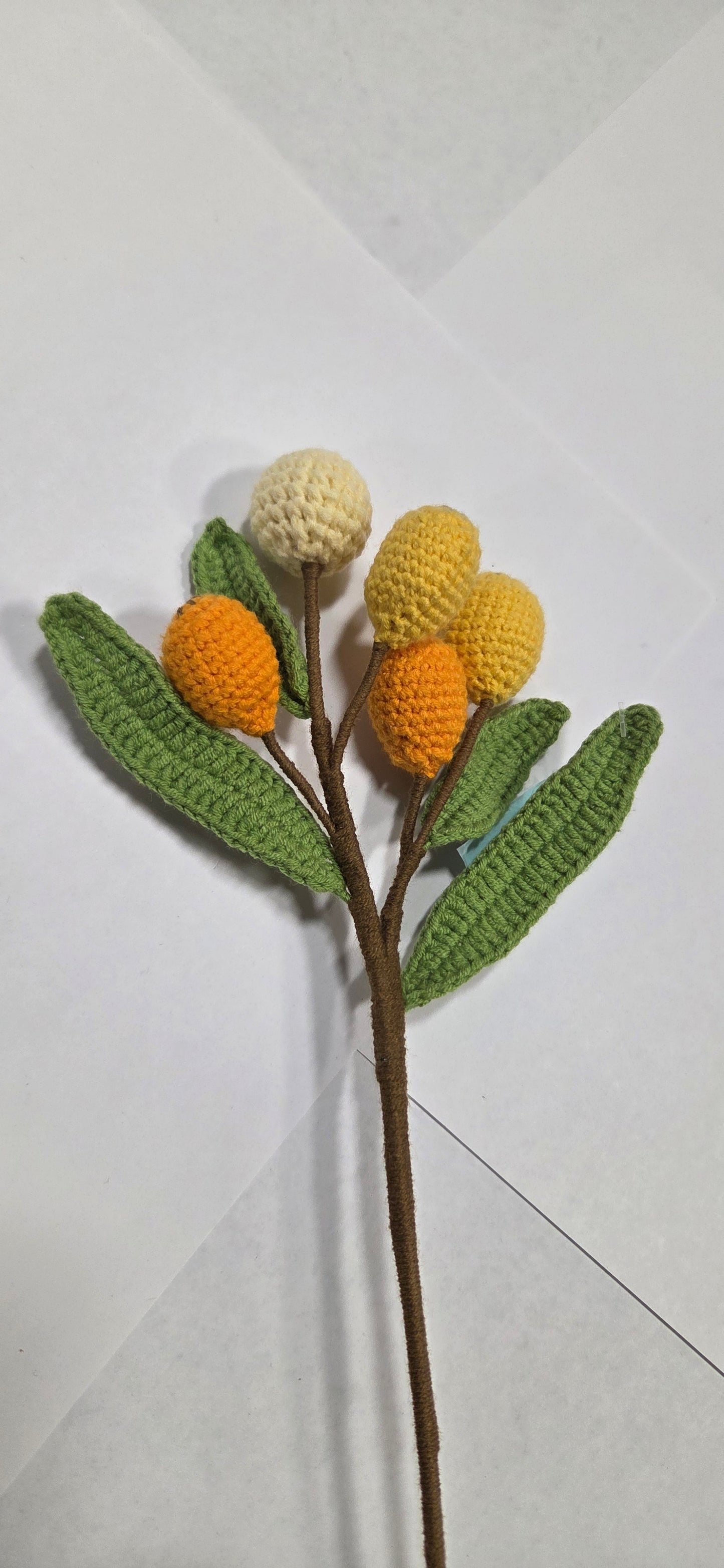 Crochet Yellow Billy Ball Spray