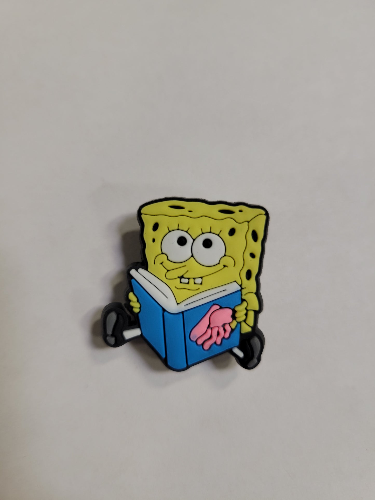 Spongebob Reading Book Charm