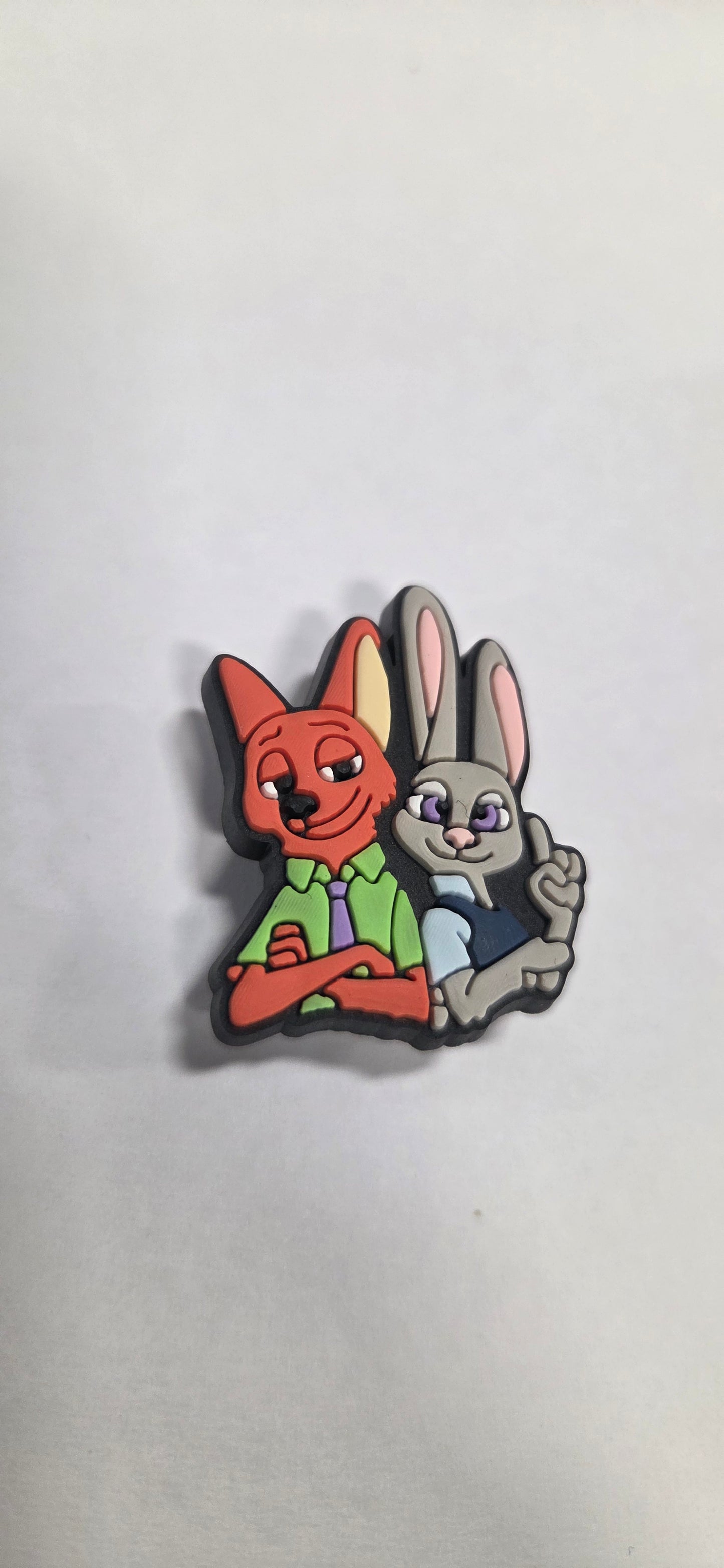 Nick Wilde and Judy Hopps Pair Charm