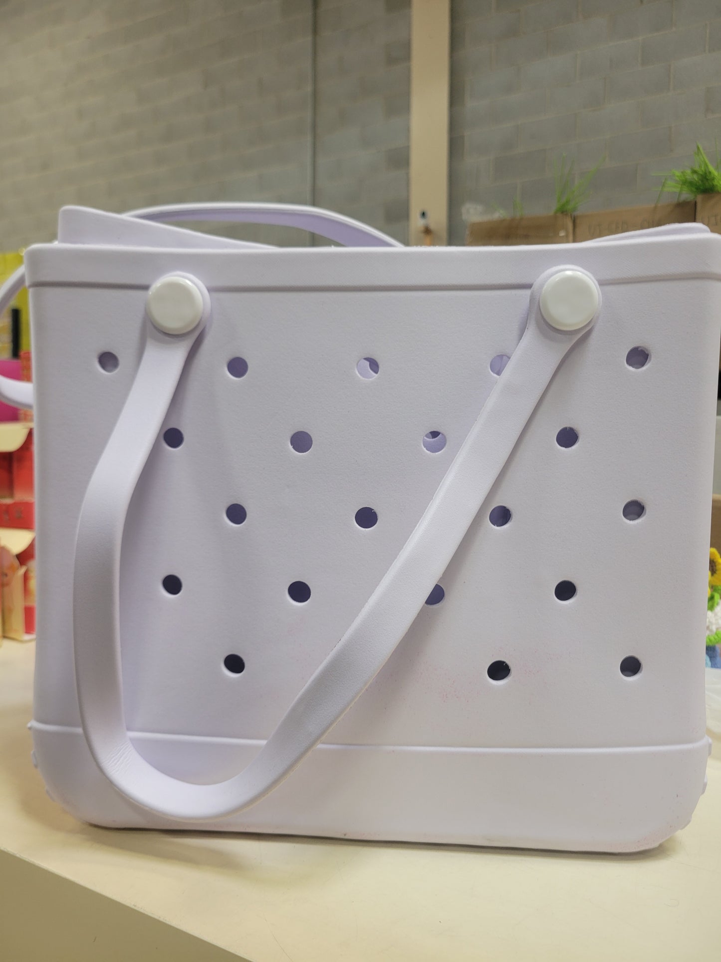 BEACH BAG WHITE