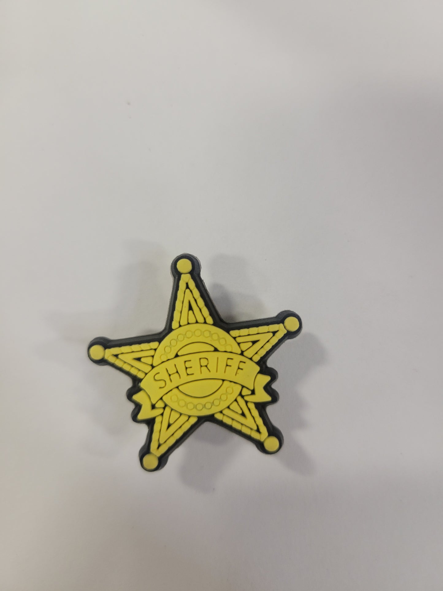 Sheriff badge Shoe Charm