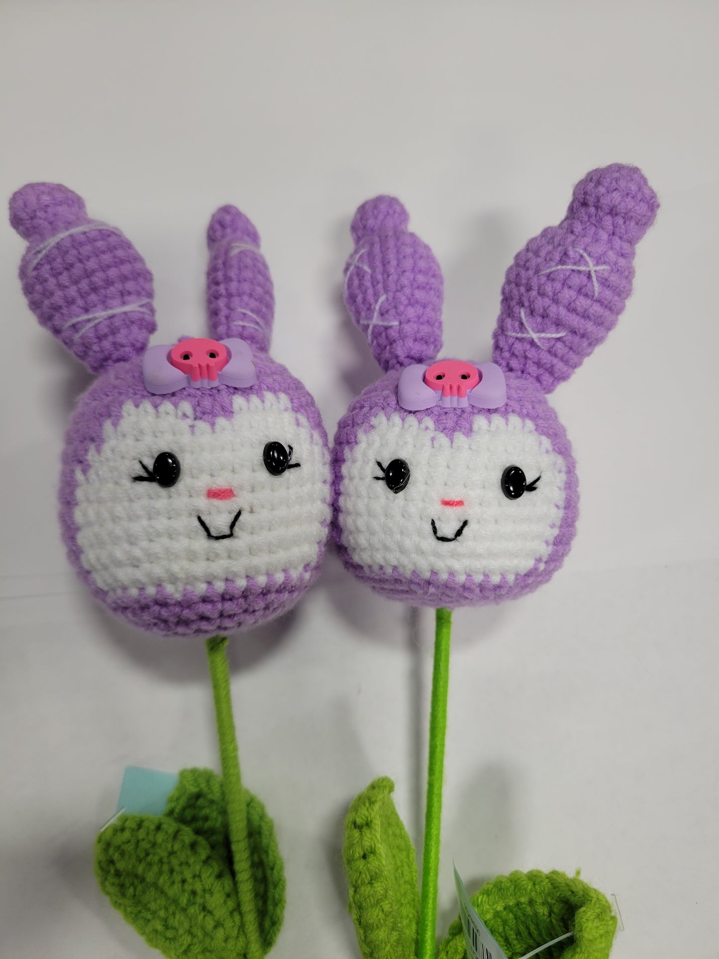 Hello Kitty Purple Crochet Flower