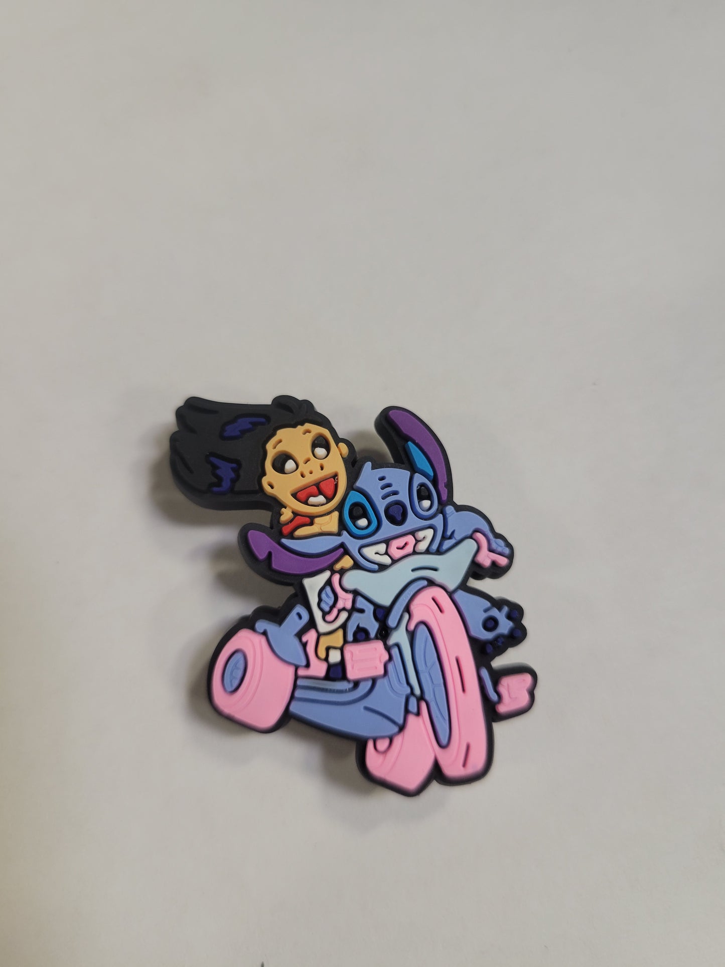 Lilo and Stitch riding 3 wheel scooter Charm (Lilo and Stitch)