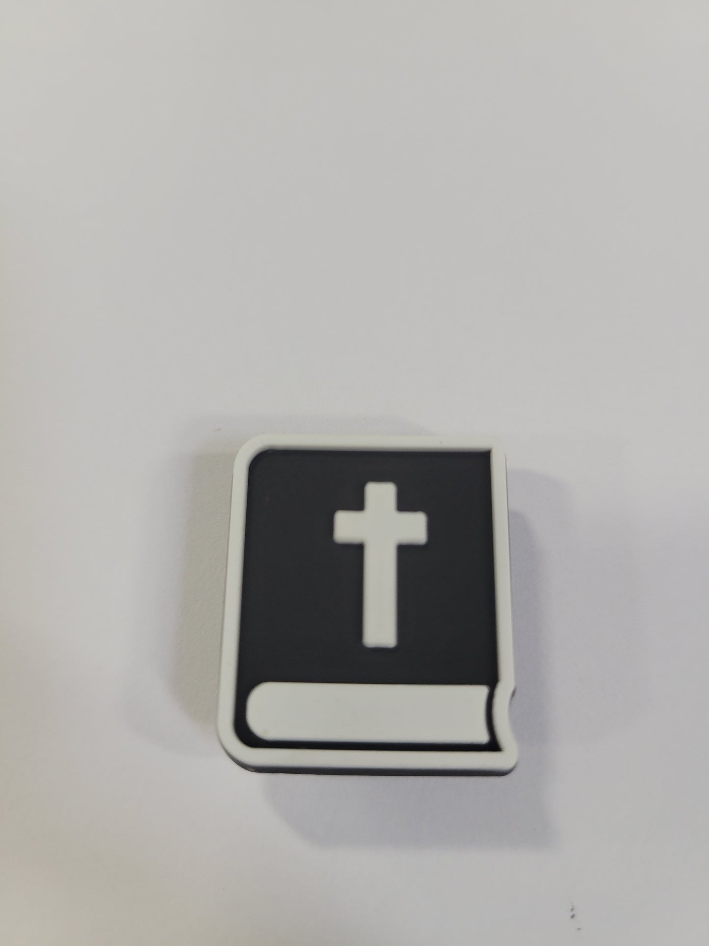 Black Bible with Cross