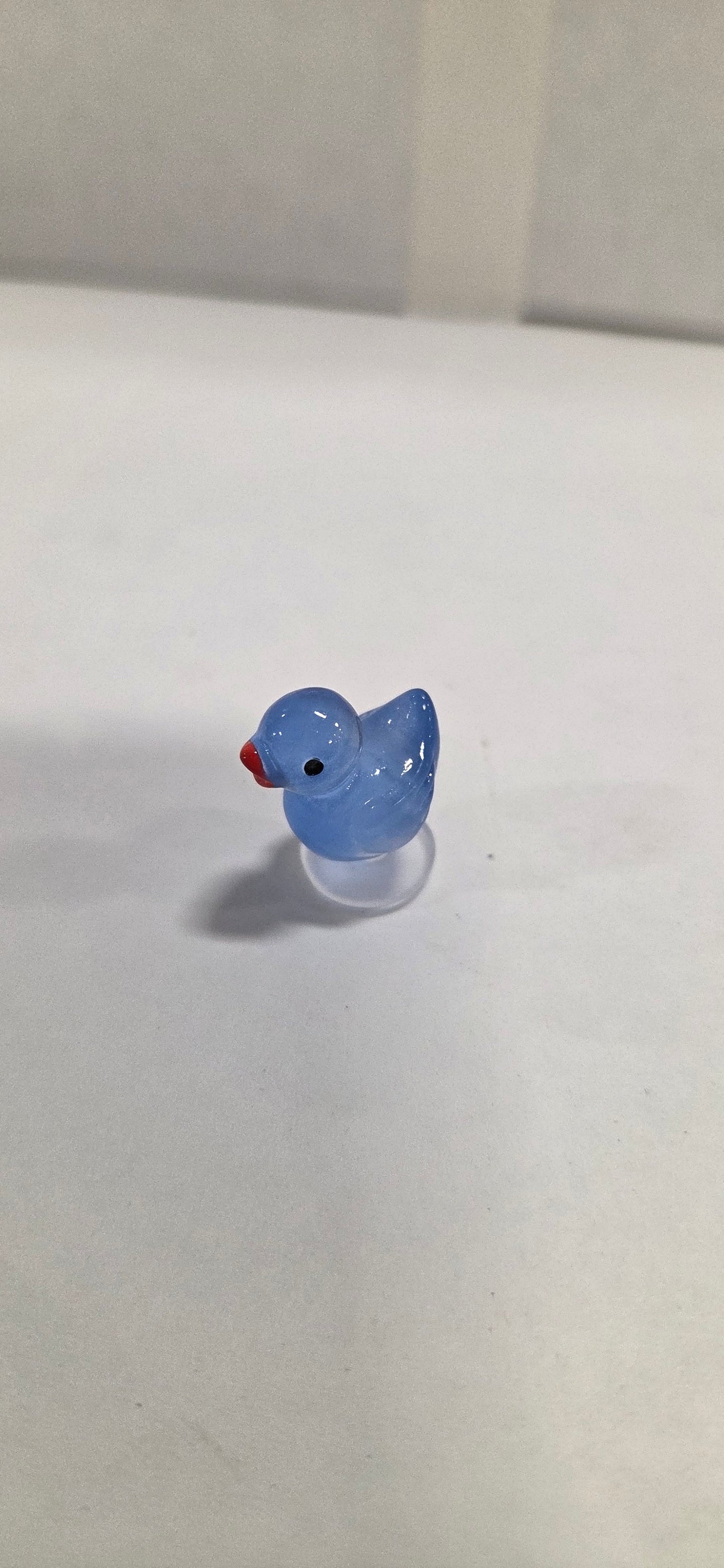 Translucent Blue Rubber Duck