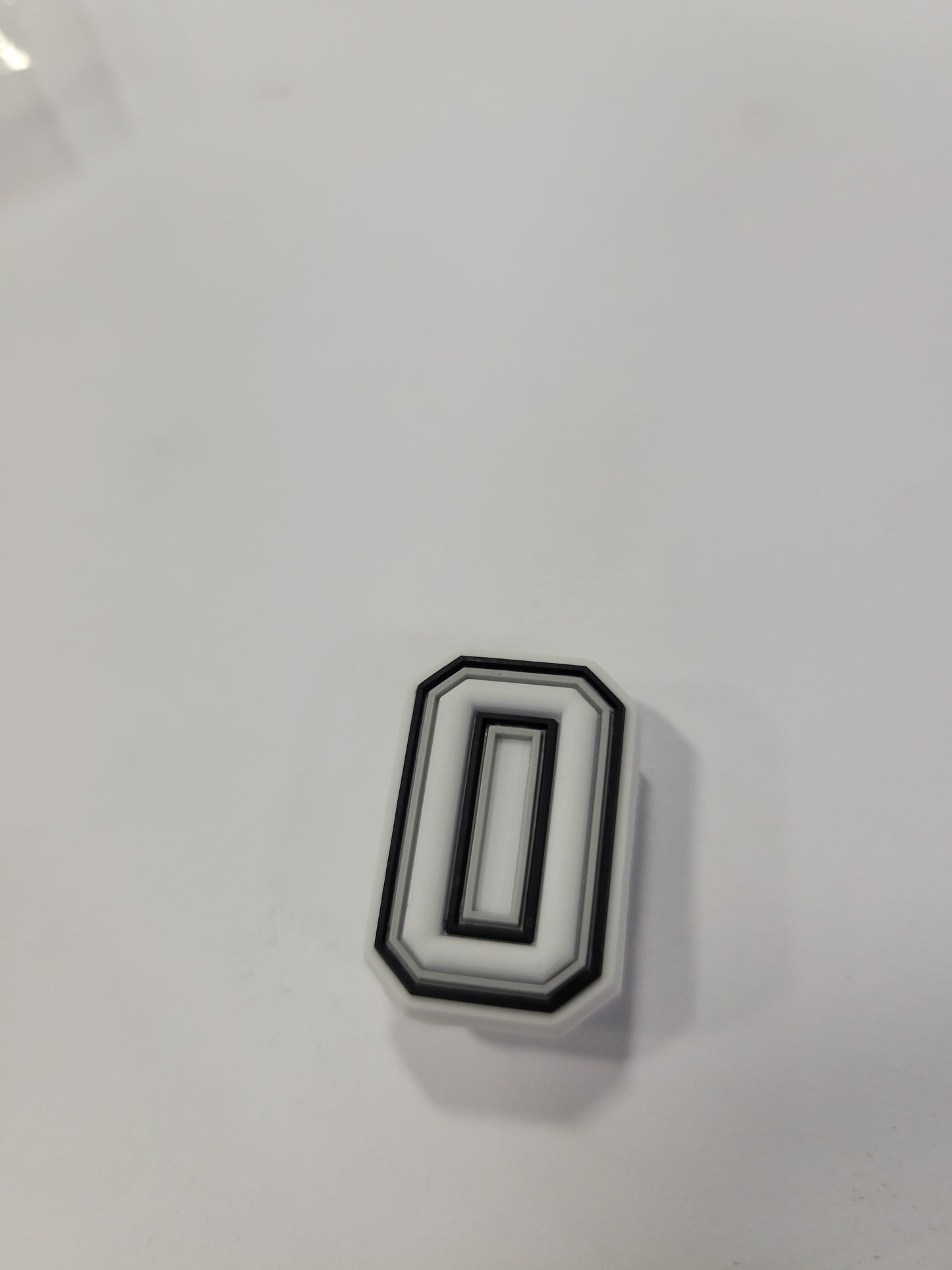 WHITE NUMBER 0