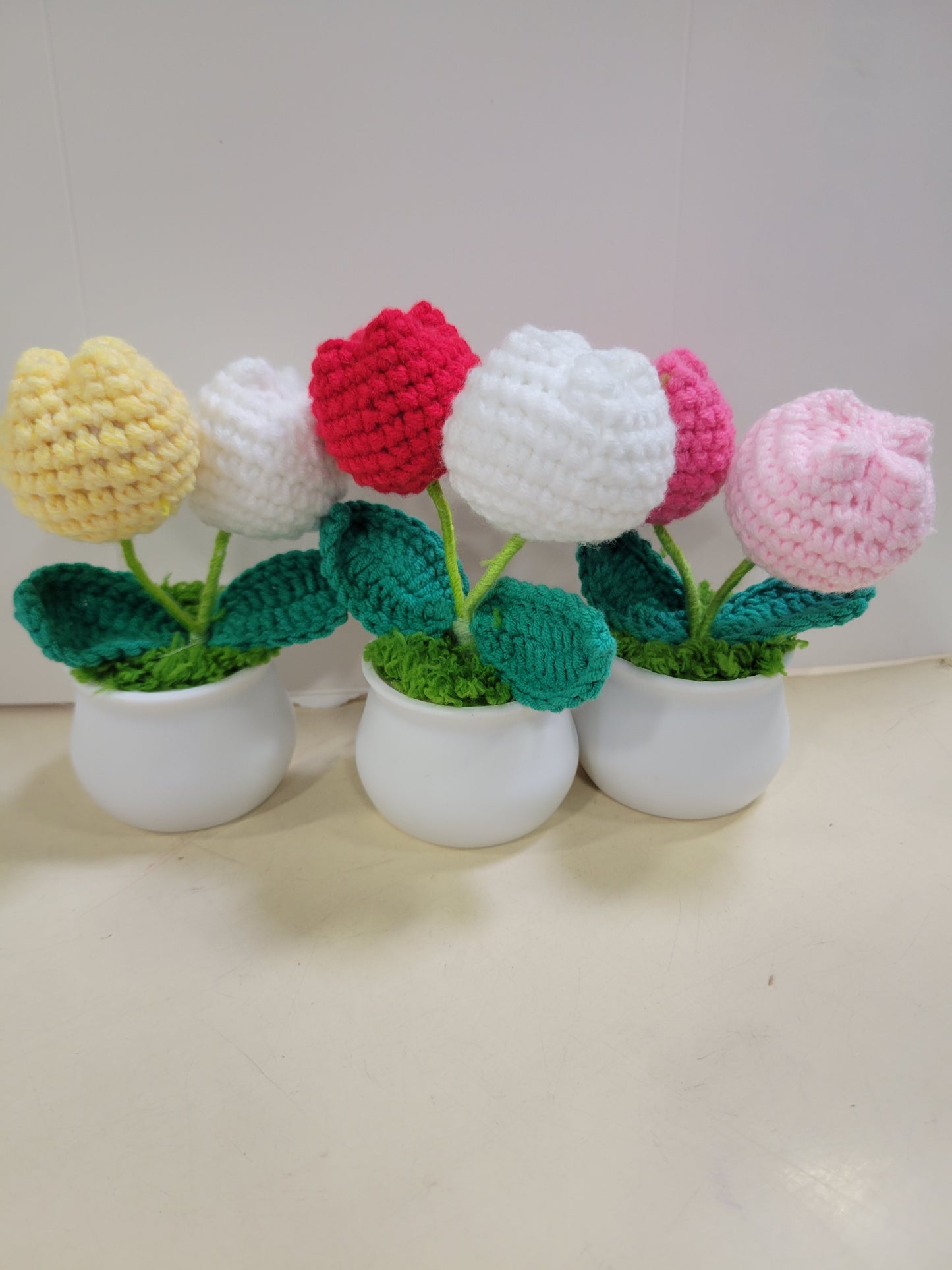 Multiple Flower Pots Light Pink, Pink, Purple, Green, Blue, Yellow, Orange