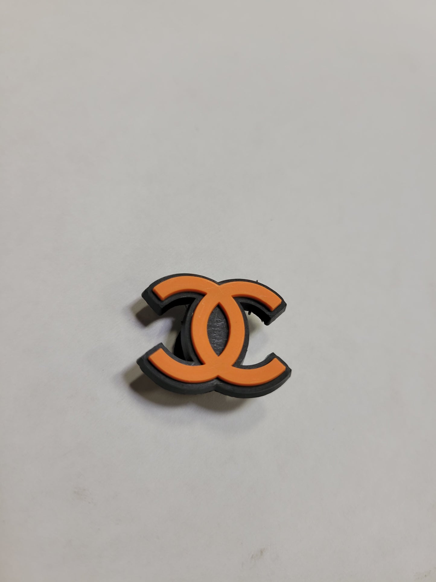 Chanel Logo Orange Charm